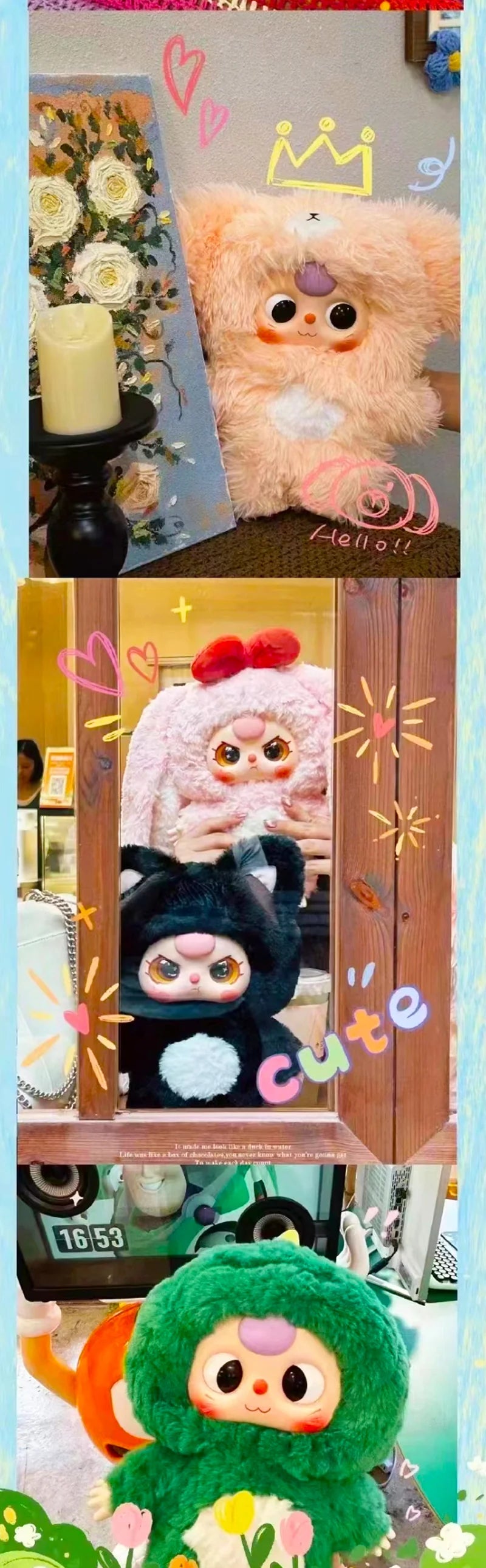 Baby Three 400% Big Plush Animal Series